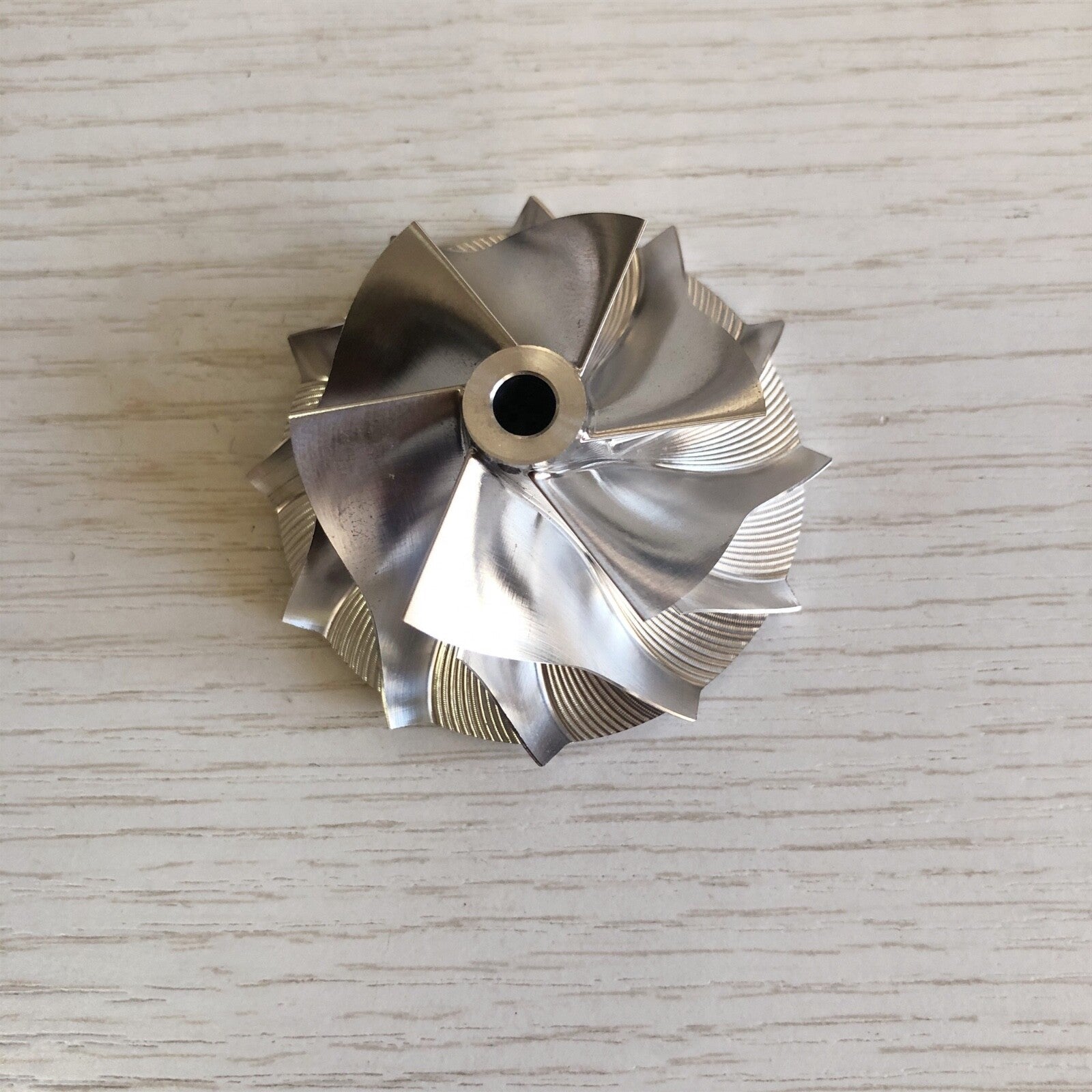 RHF5 39.30/52.50 mm 6+6 Blade Performance Turbocharger Blank Compressor Wheel