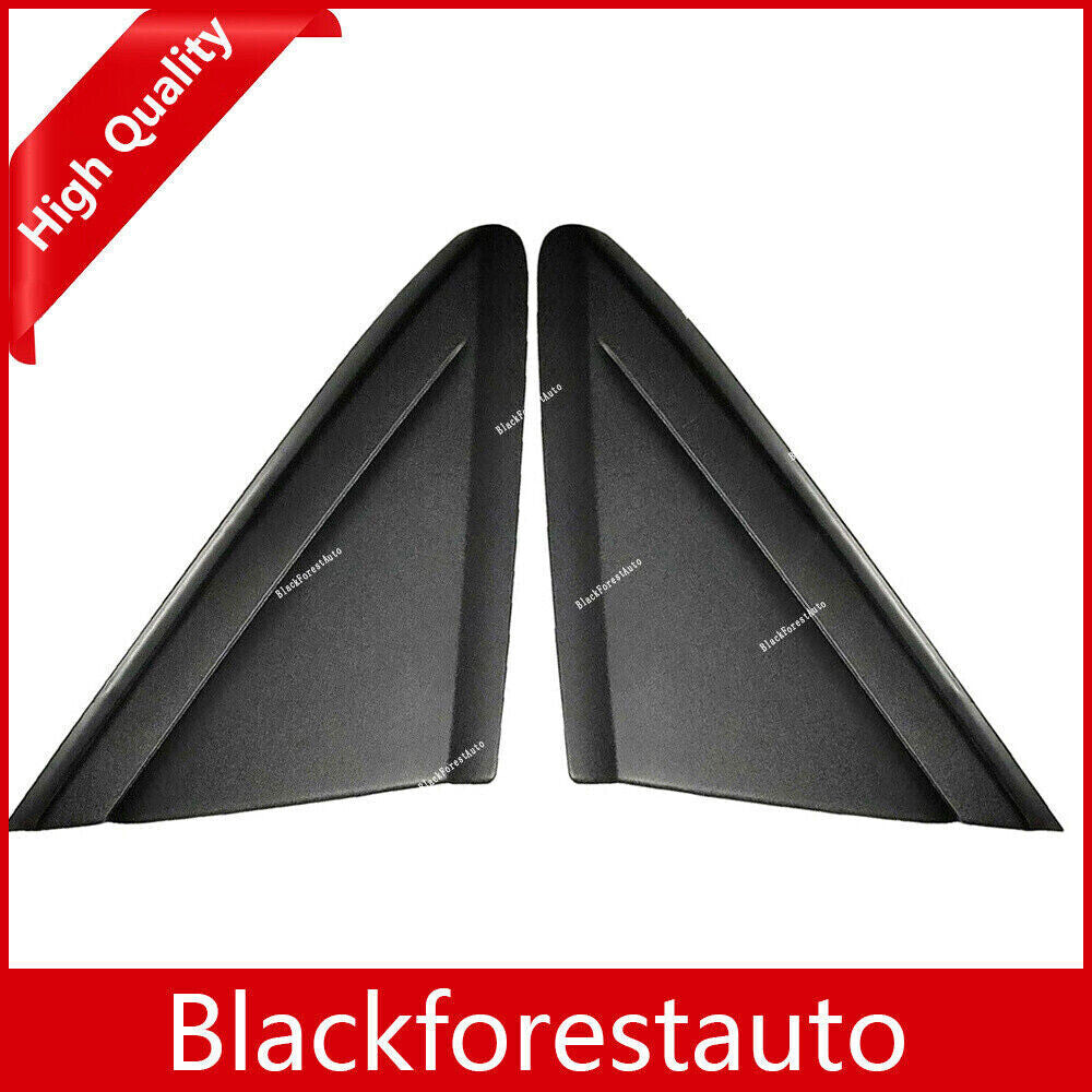 2x for Ford Escape 13-19 Left Right Fender Rearview Triangle Molding Black