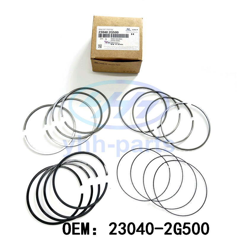 23040-2G500 Engine Piston Rings 11-18 Santa Fe Sport Sonata Optima Sorento 2.4L