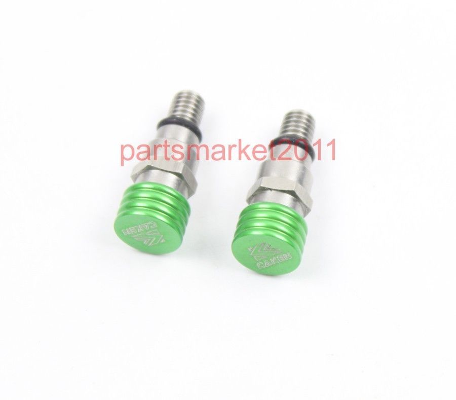 Green M5 Fork Air Bleeder Pressure Relief Valve for Kawasaki for Honda for Yamaha for KTM