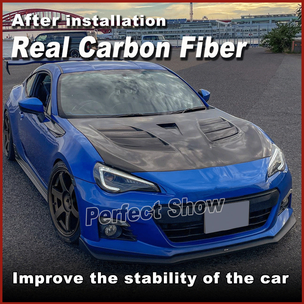 for Toyota GT86 for Subaru BRZ 2013-22 REAL Carbon Engine Engine Hood Bonnet Covers