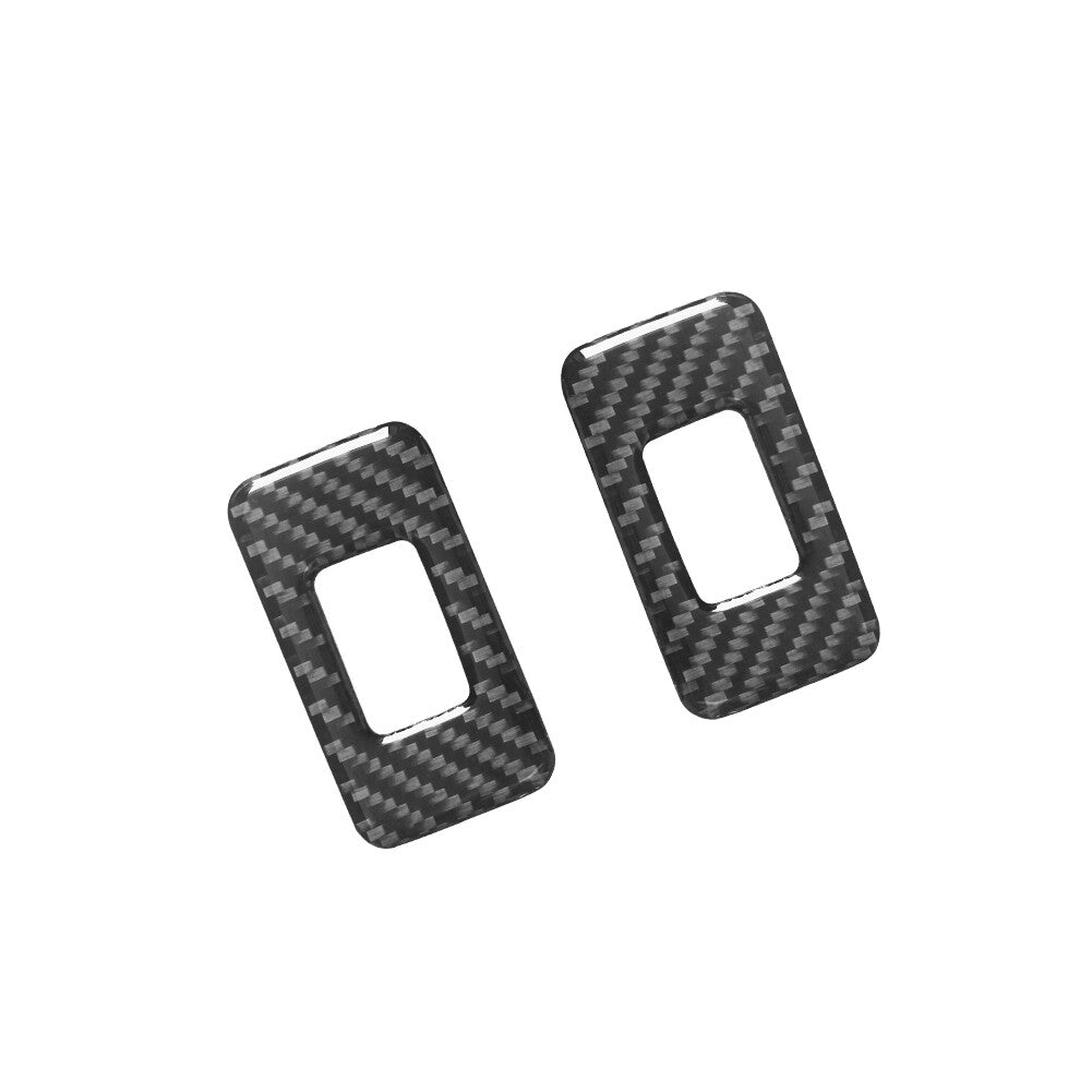 2X Carbon Fibre Rear Window Regulator Trims for Land Rover Discovery Sport 2015-2019