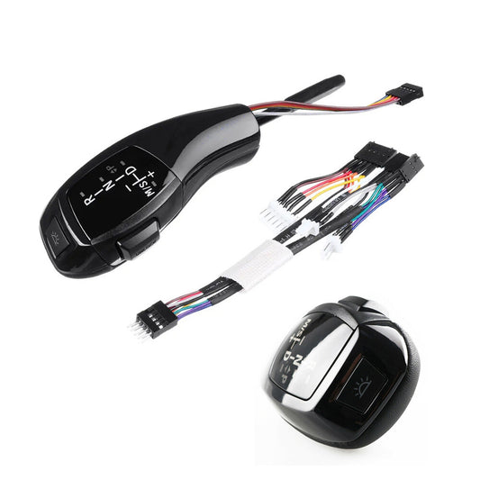 Automatic LED shift blade gear transmission for BMW E90, E92, E93, F30, Black LHD