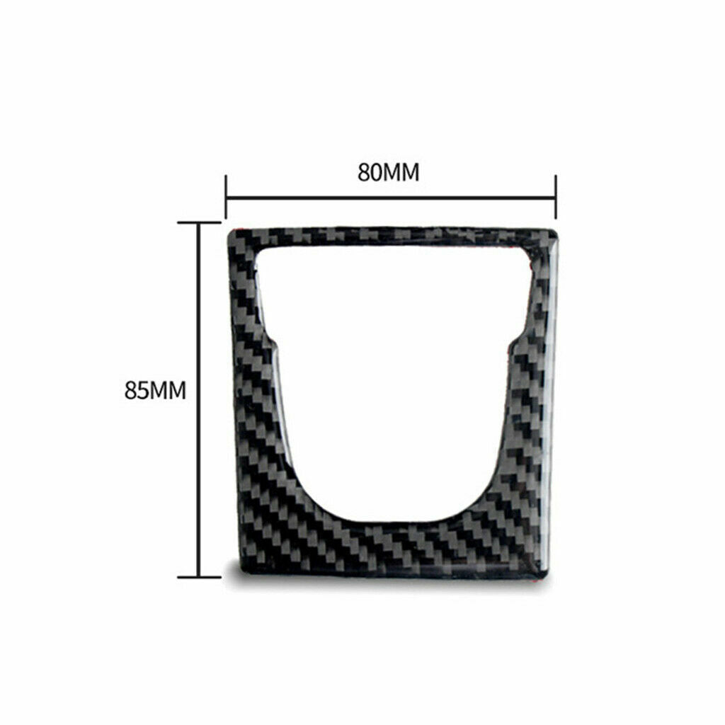 Carbon Fiber Brake Button Panel Cover Trim Fit for Porsche Macan 2014-2019