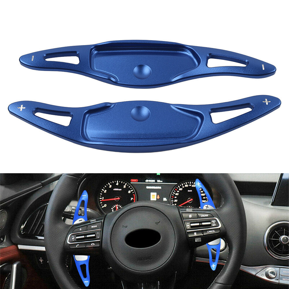 Blue Steering Wheel Paddle Shifter Extension for 2018 - 2020 for Kia Stinger CK K8