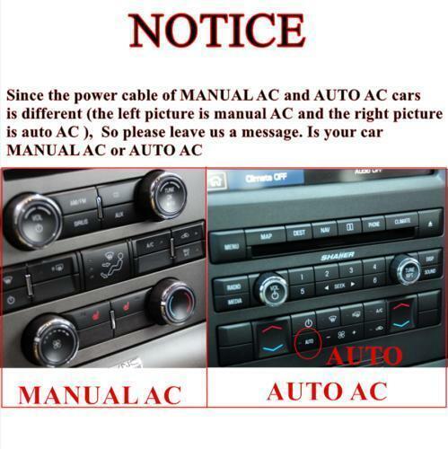 10 Android 10.1 Stereo Radio GPS Player for Ford for Mustang GT 2010-2014 Manual AC