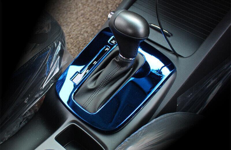 for Kia Car Forte K3 17-18 Blue Titanium Central Console Gear Shift Frame Trim
