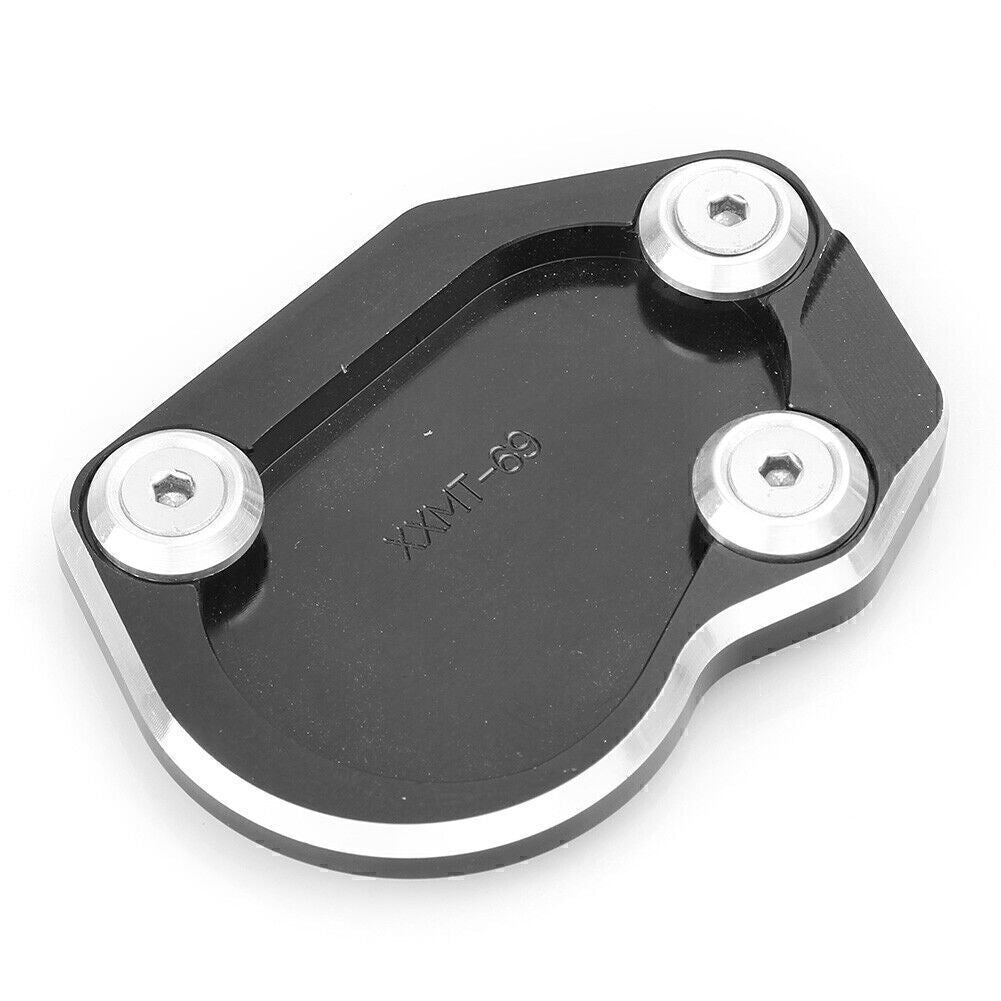 Kickstand Side Stand Enlarger Plate Pad Fit for BMW R1200 NINE T 2014-2016 15 Black