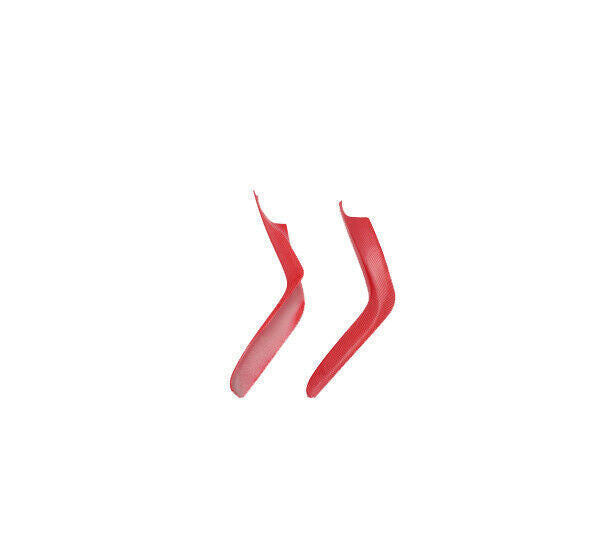Gear Shift Both Side Cover Trim for Honda for Civic 10th 2016-2021 Red Carbon Fiber