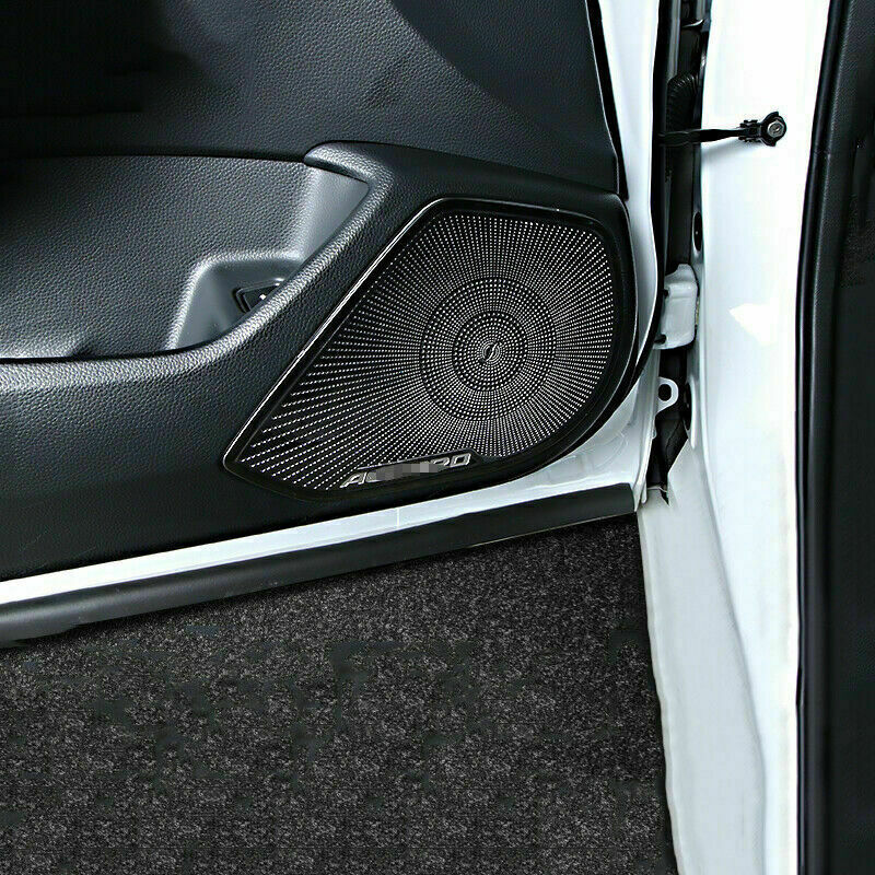 for Honda Accord 2018-2022 Black Titanium Car Door Speaker Horn Cover Decor Trim