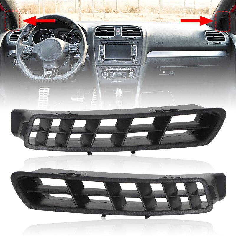 A-pillar Interior Air Vent Outlet Cover Panel Trim for VW PQ for Golf 6 GTI for Golf MK6
