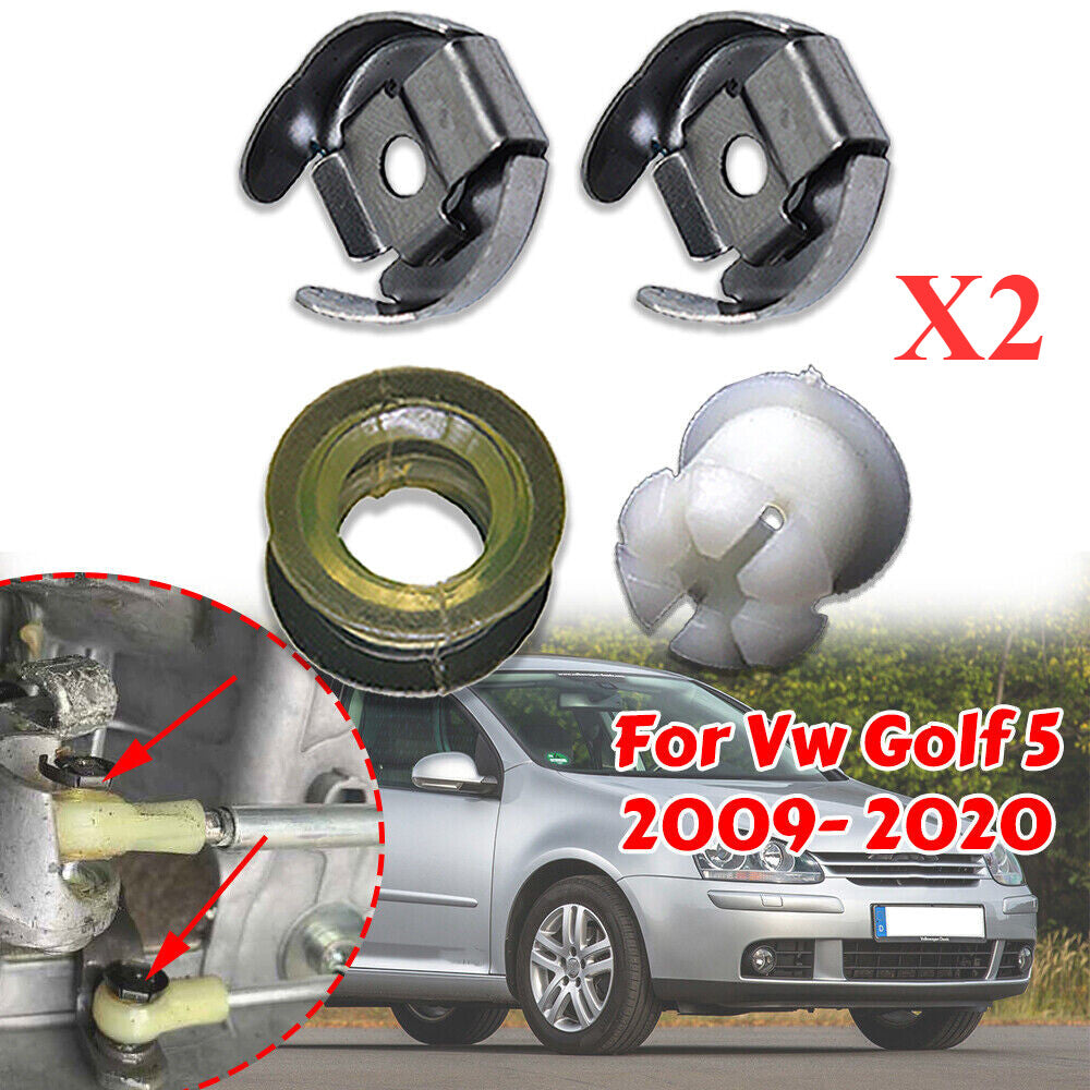 for VW for Golf 2009 for Bora 1997-2004 Manual Gearbox Selector End Linkage Rubber Clips