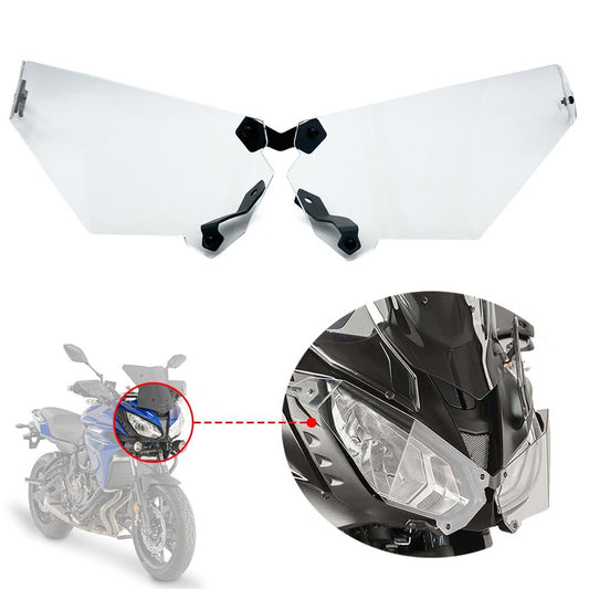 for Yamaha MT-07 MT07 Tracer GT 19-21 Motorcycle Clear Headlight Guard Protector