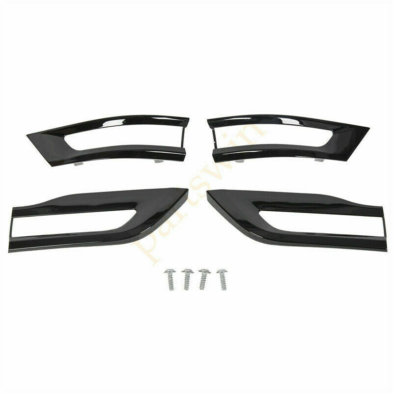 Gloss Black Taillight Trim Bezel Kit for Jeep Grand Cherokee 2014, 2015, 2016, 2017 - 2020