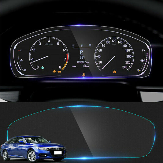 for Honda Accord 2018-2021 Car TPU Navigation Dashboard Sticker Protective Film