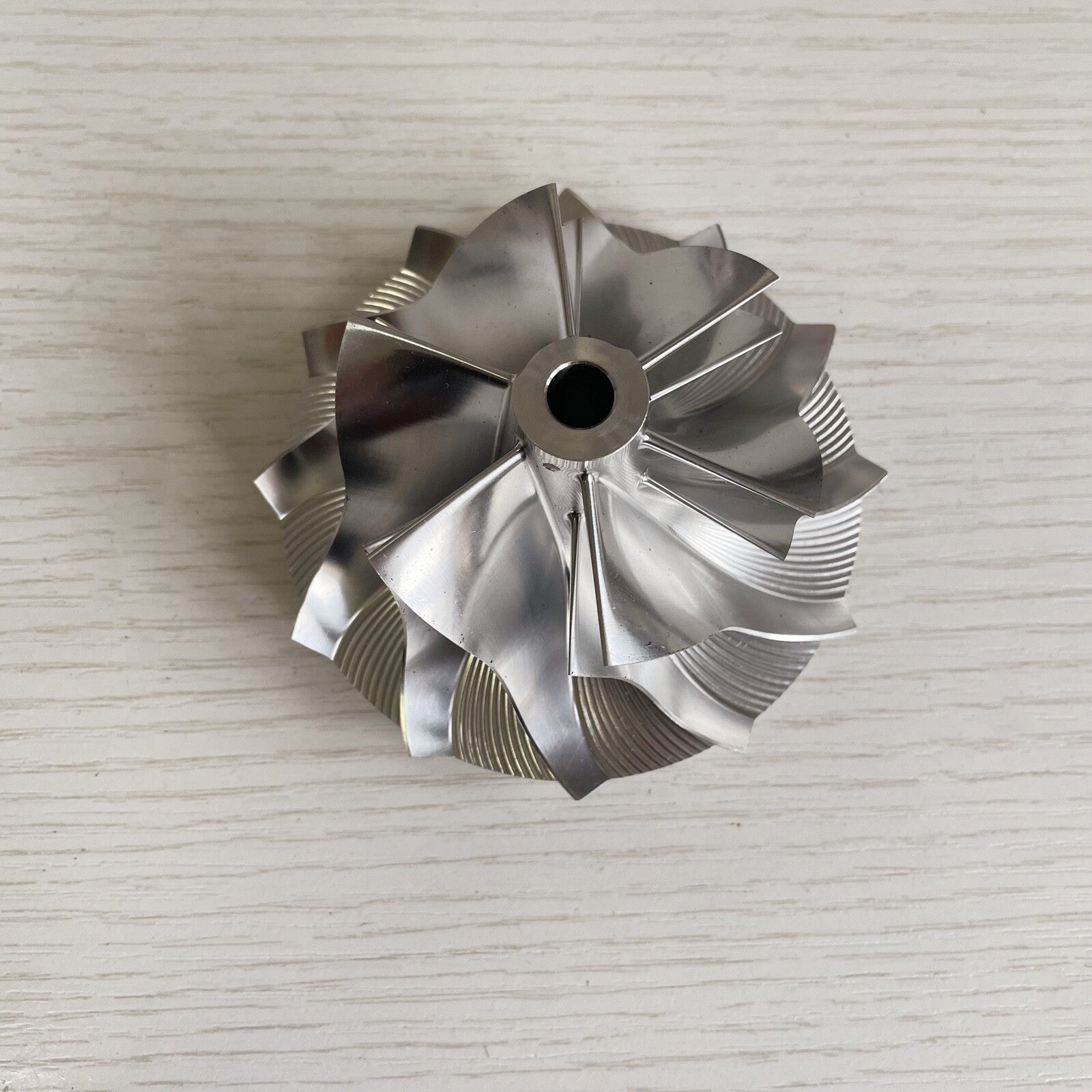 S300 173296 63.00/88.48 mm 6+6 Blade Turbine Milling/Burnt Compressor Wheel
