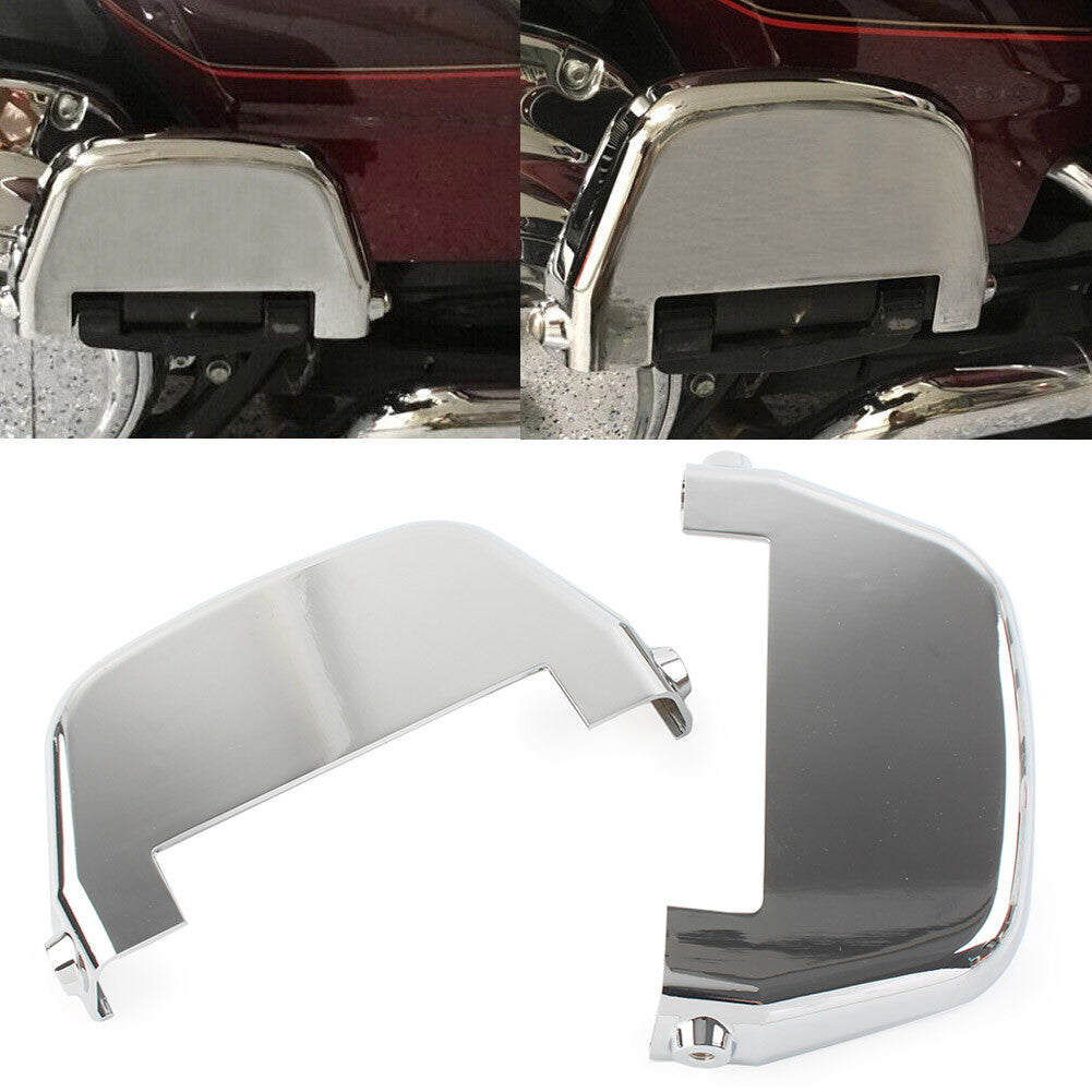 Passenger Foot Peg Floorboard Cover Fit for Harley Road Electra Street Glide Chrome