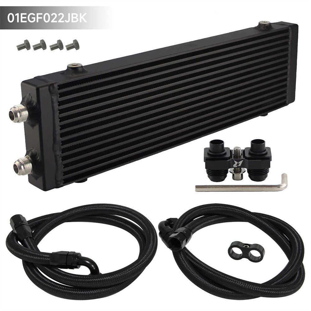 Large Dual Pass BarPlate Oil Cooler Kit for BMW E36 E46 M3 E90 E92 E93 335i