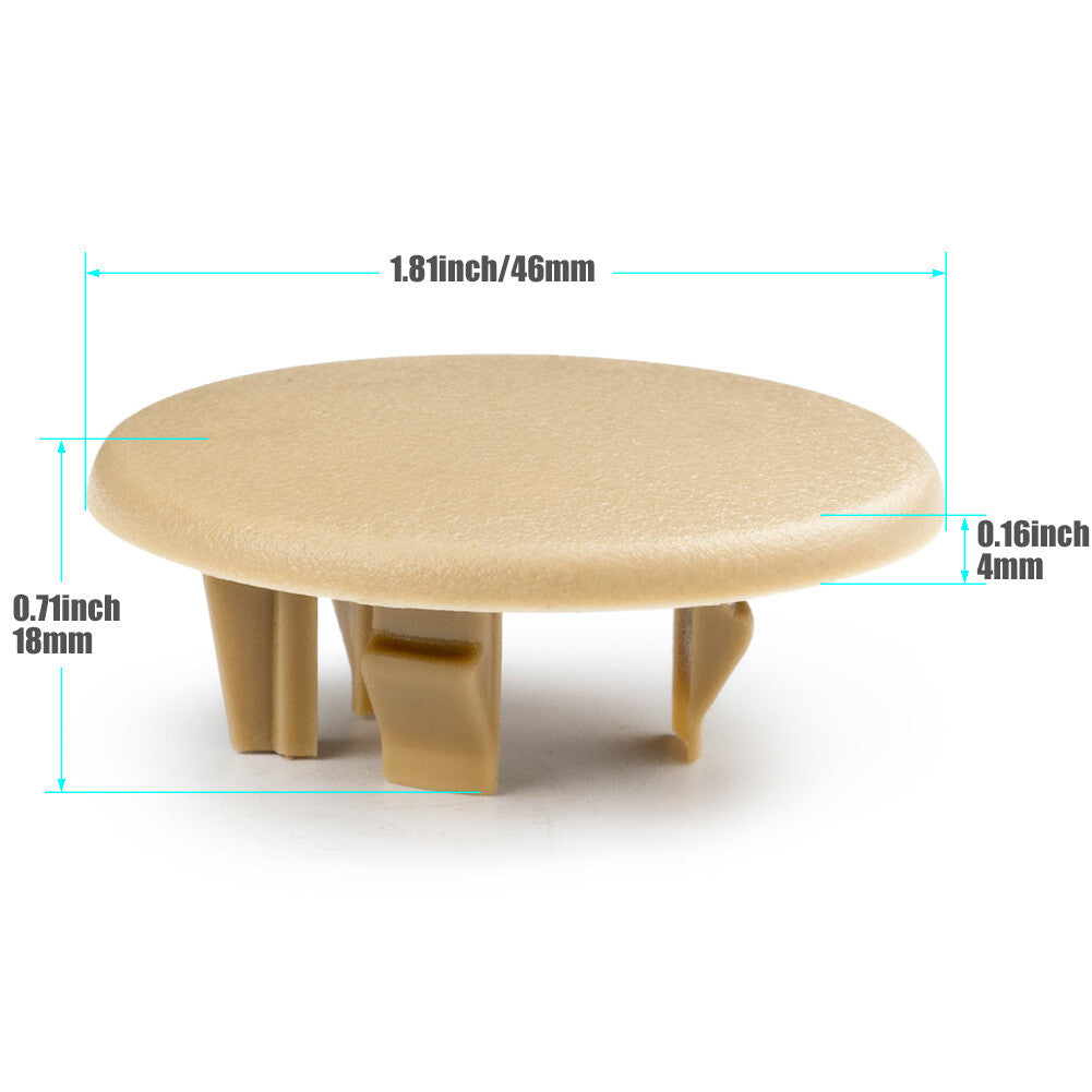 4pcs Beige Rear Armrest for Seat Bolt Cover Cap for Cadillac for Escalade for Chevrolet 1500