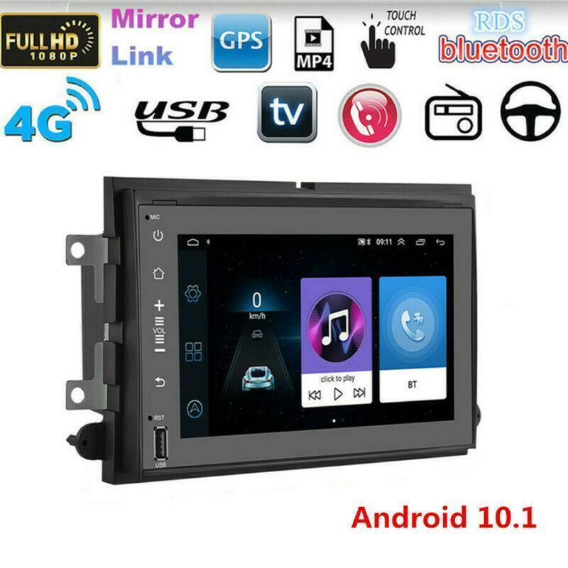 Stereo Radio GPS for Ford F150 F250 F350 F450 F550 Escape Focus 7 Android 10.1