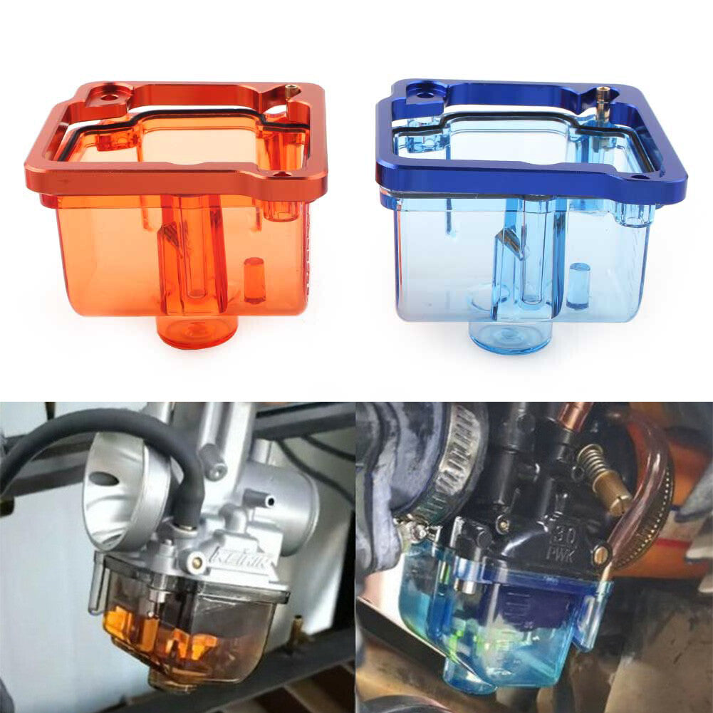 Transparent Carburetor Bottom Float Bowl Plastic Shell For I/II/III Carb