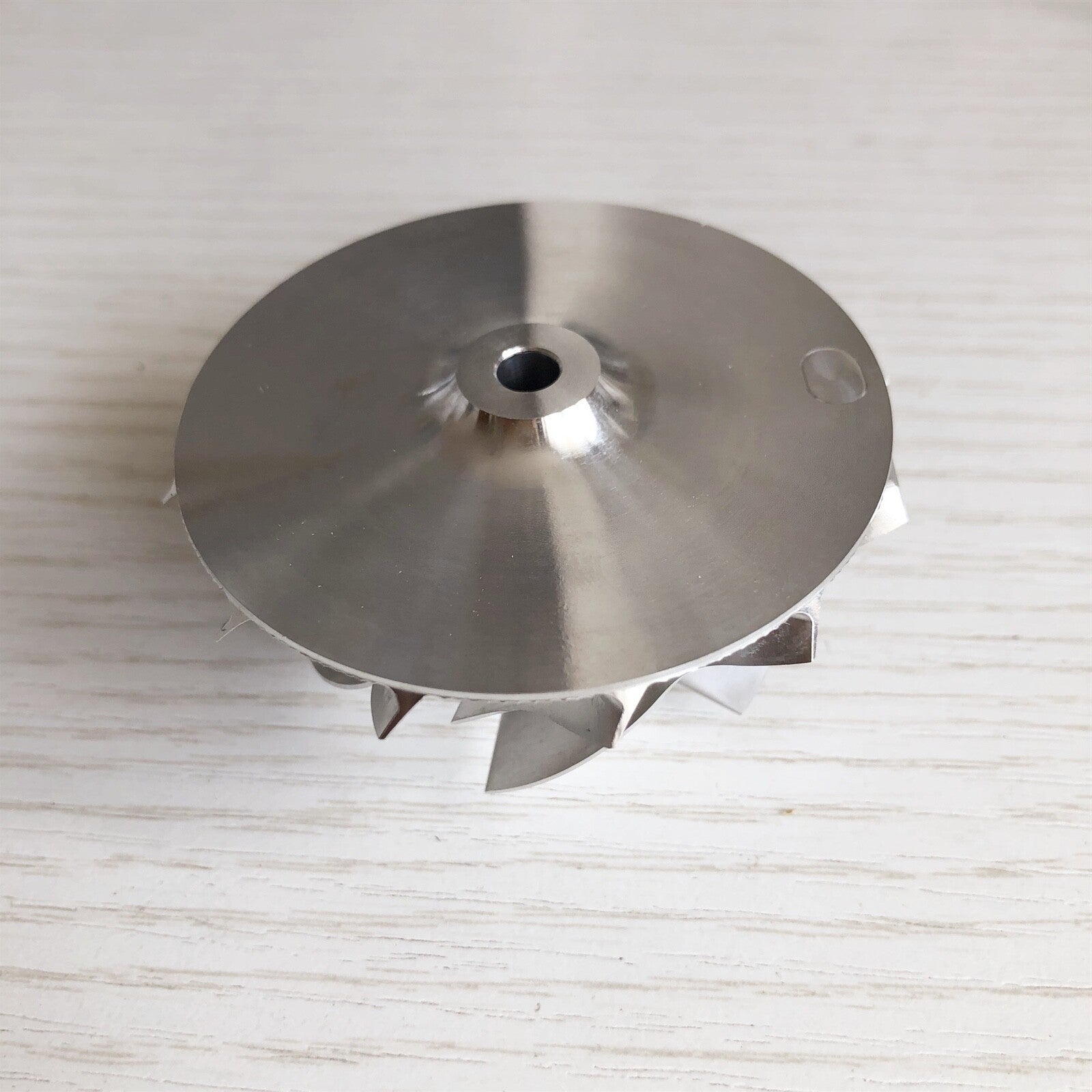 K16 reverse 49.60/62.00mm 6+6 blade performance billet compressor wheel