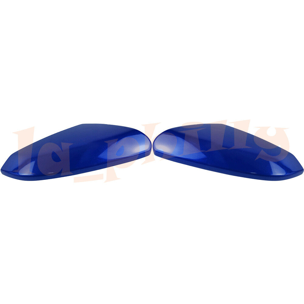 Front LHRH Side Mirror Cover Trim Cap Plastic Fit for Honda for Civic 2016-20 Blue