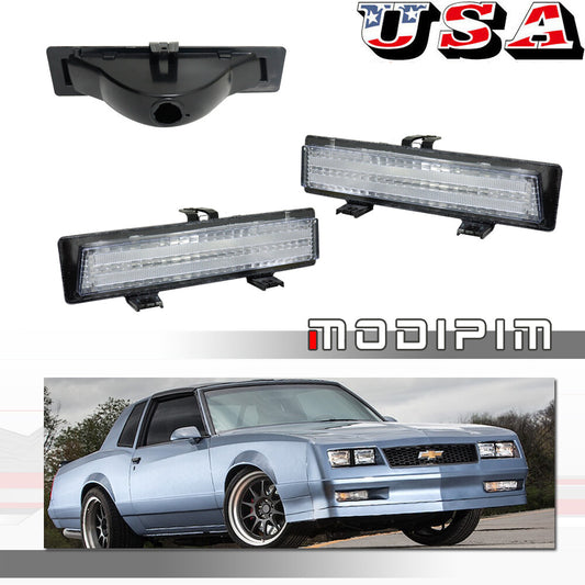 Transparent Driver and Passenger Signal Light Housing Kit for Chevrolet 81-88 Monte Carlo SS