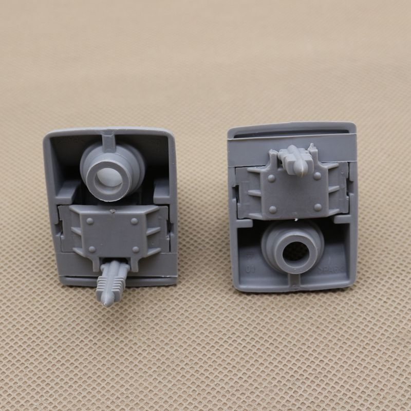 2-Pack Gray Sun Visor Clips/Hooks 85235-3K000QS Suitable for Hyundai Sonata 2006-2008