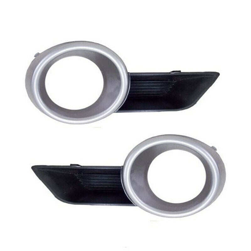 Pair Front Fog Driving Light Cover Trim Fit for Toyota Highlander 2008-2010 2PCS