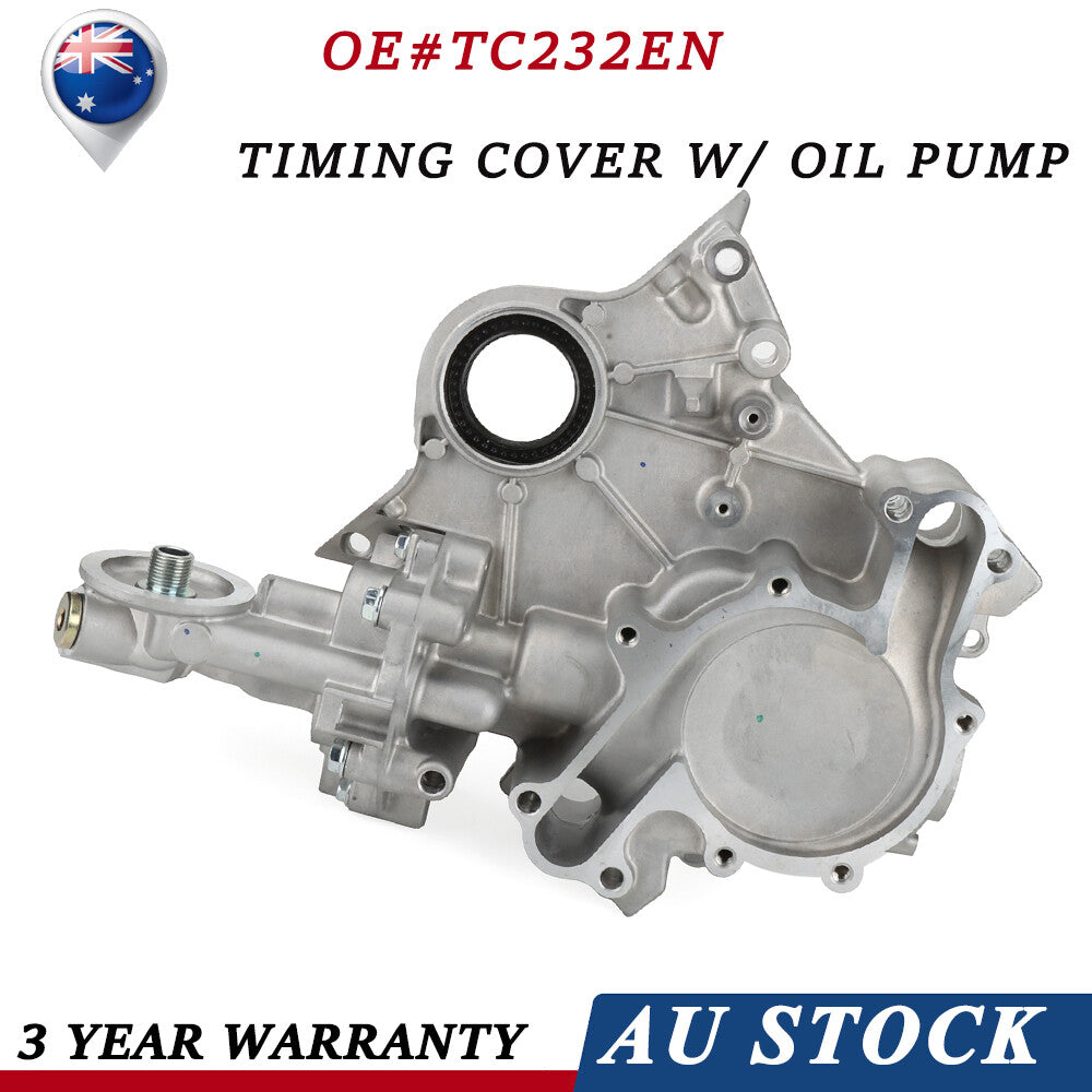 TC232EN Aluminium Timing Cover W Oil Pum for Ford 3.8 1996-1997 4.2 1996-2005 AU