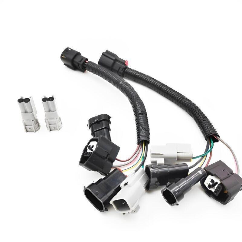 2x LED headlight conversion wiring harness adapter, plug and play, suitable for Tacoma for Toyota 2016-20