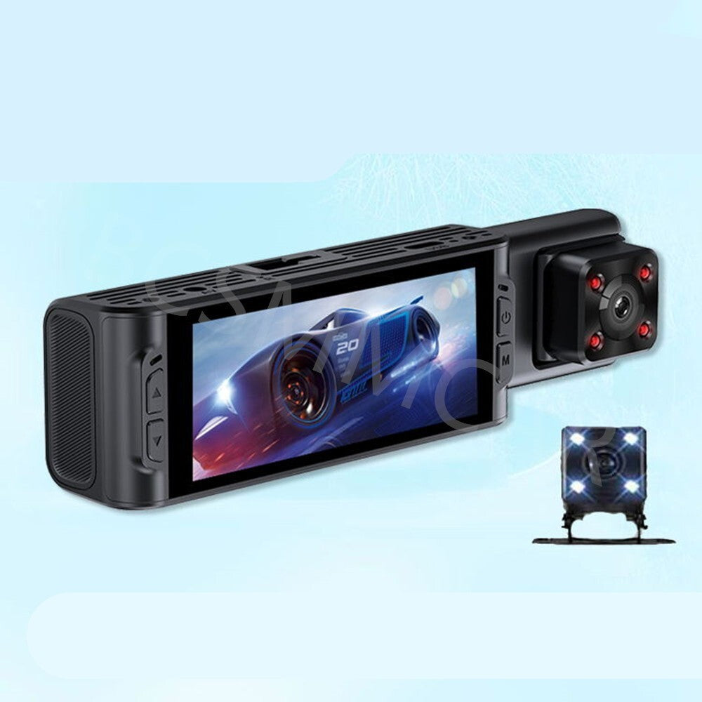 3 Channel 1080P Dash Cam WiFi Car DVR Night Vision Front Inside Rear Camera 170¡ã