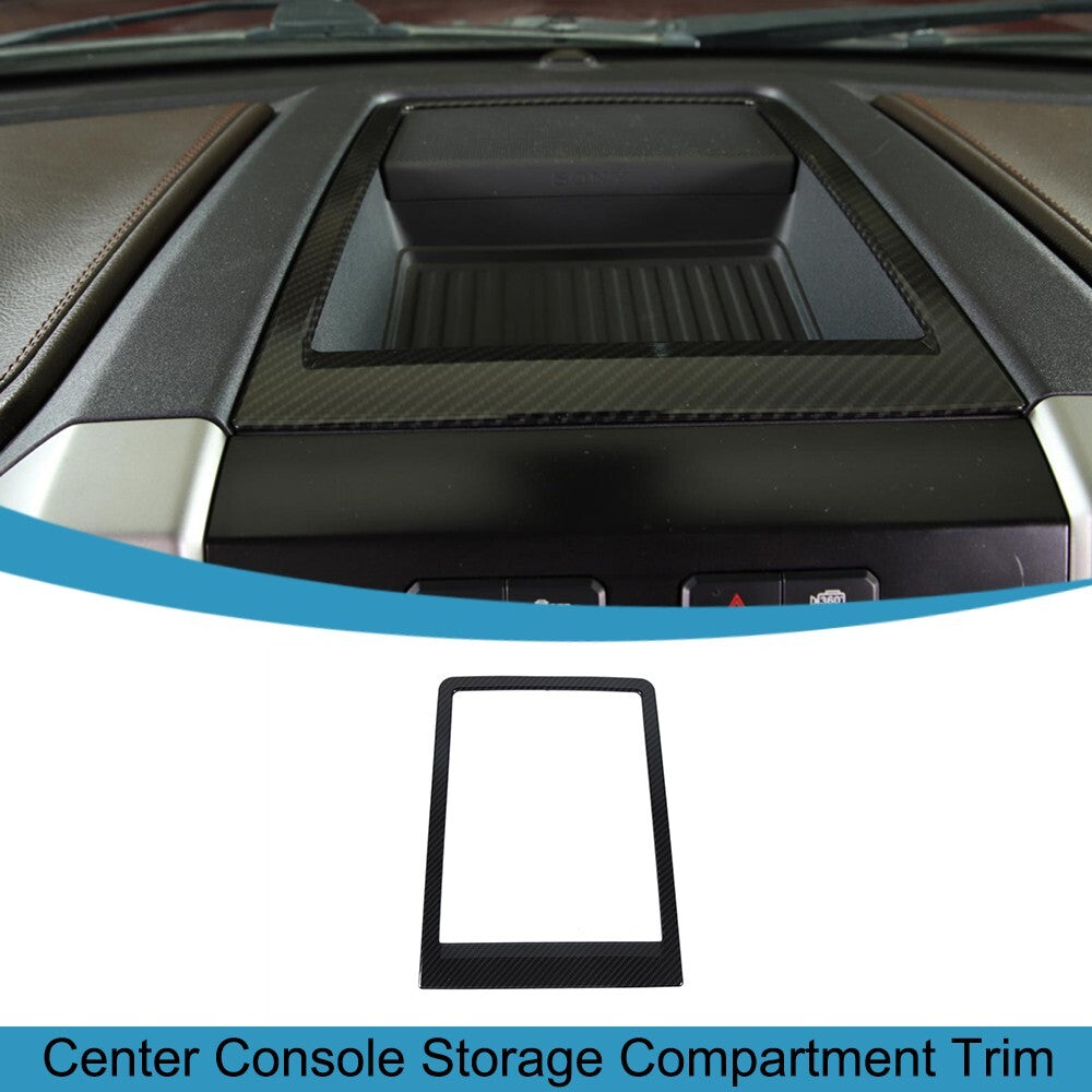 Center Console Storage Compartment Cover Trim Stickers for Ford F150 2015-2023