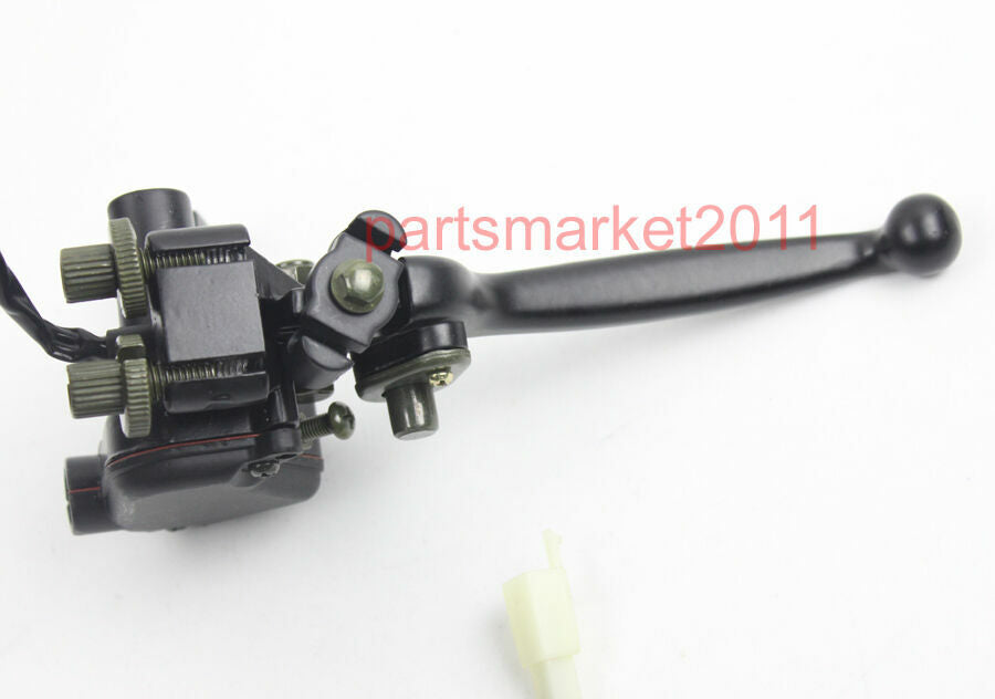 Dual Brake Thumb Throttle Cables Switch Lever Assy For 50CC 125CC ATV Quad 7/8
