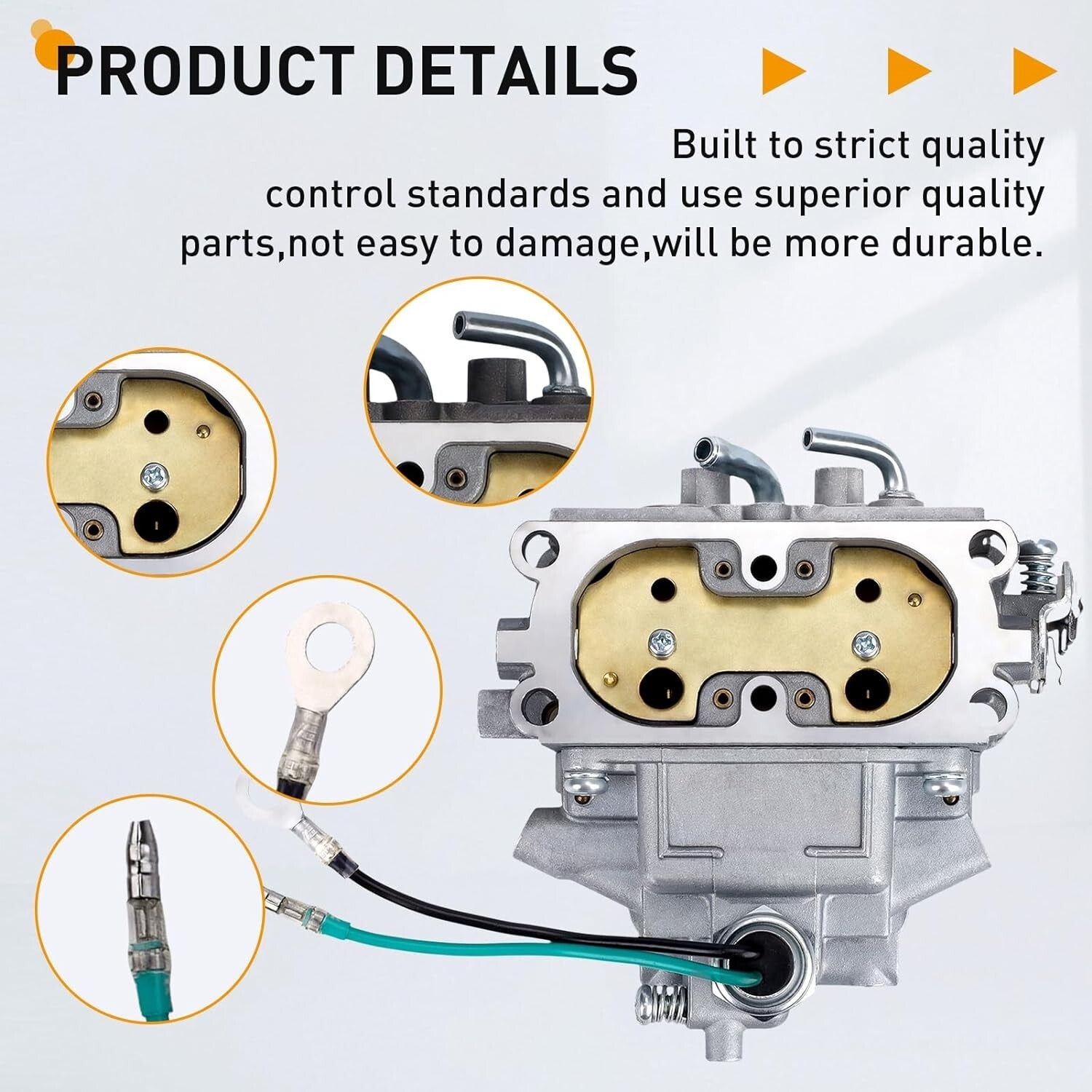 Carburetor for Kawasaki FH601V 4-Cycle Engine15003-7041 15003-7077 with Gaskets