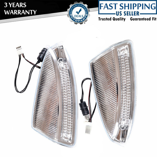 Pair LH+RH Mirror Turn Signal Lamp Light for Mercedes W164 ML350 ML550 ML63