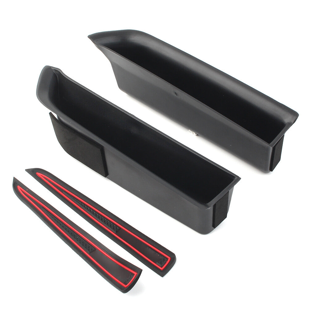 for Toyota Highlander 2015-2019 2x Rear Door Handle Armrest Storage Box Tray Bin