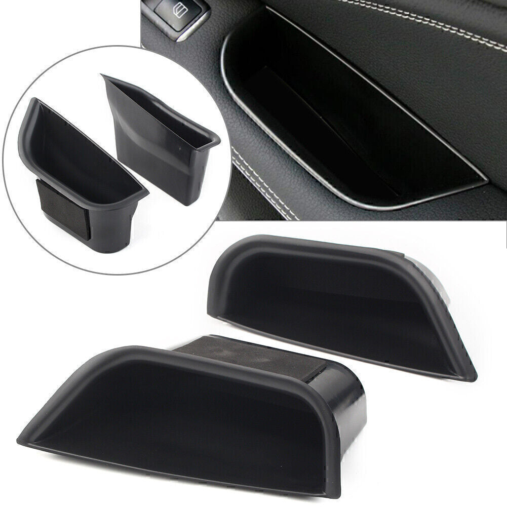 for Mercedes-Benz A CLA GLA Class 2x Rear Door Handle Armrest Storage Box