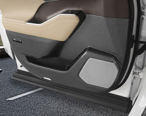 Carbon Fiber Inner Door Anti-Kick Panel Cover 2020-2023 for Toyota Highlander