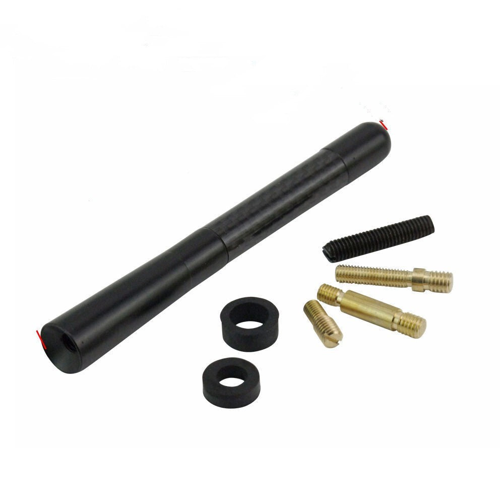 1pc New 4.7 Inch Universal Car Antenna Mast Short Carbon fiber style