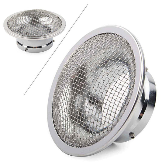 Silver 50mm 2Air Filter Cup Velocity Stack Fit PWK32 PWK34 for YAMAHA for HONDA for SUZUKI