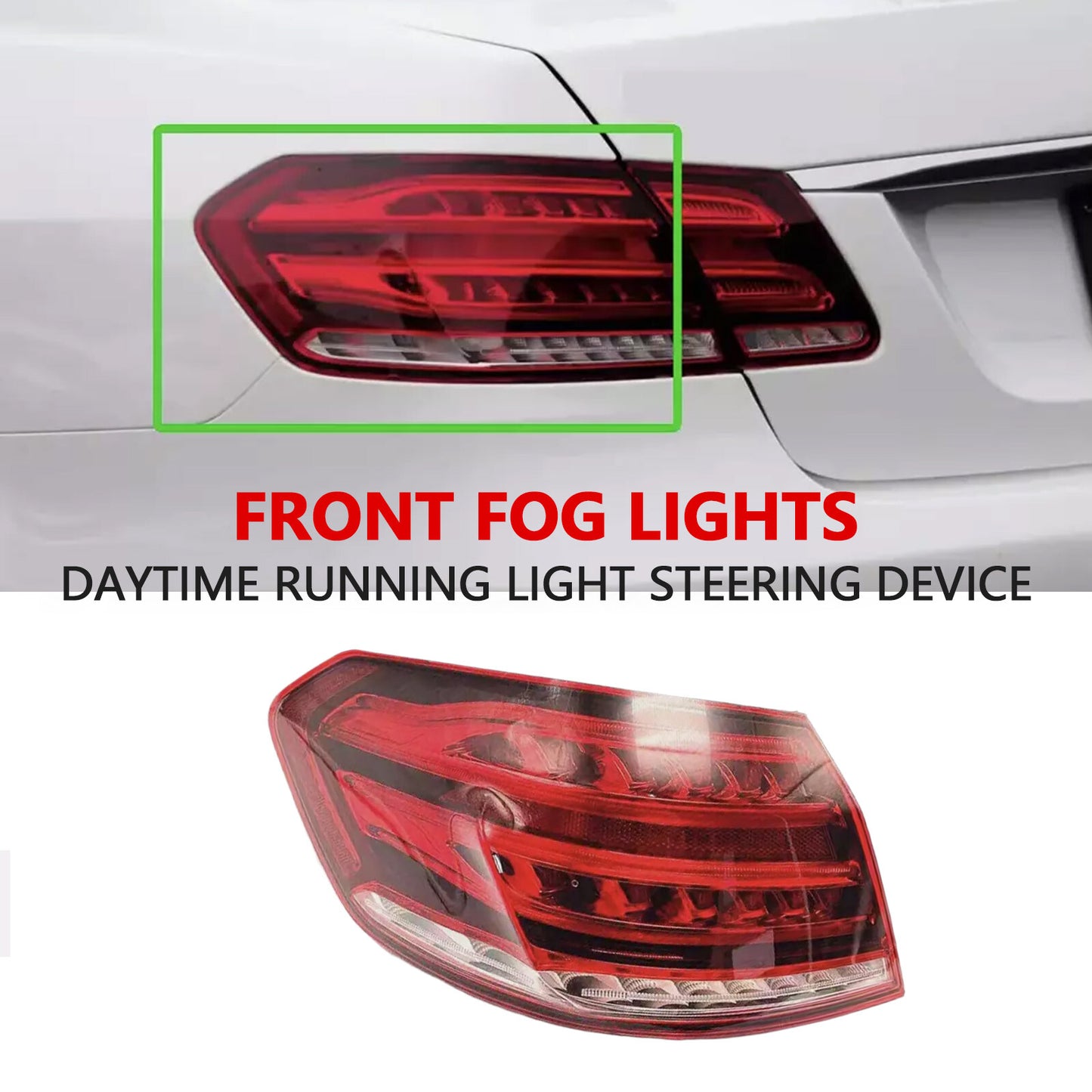 Tail Light LED Left Driver 4-Door Sedan for Mercedes Benz E-Class W212 2014