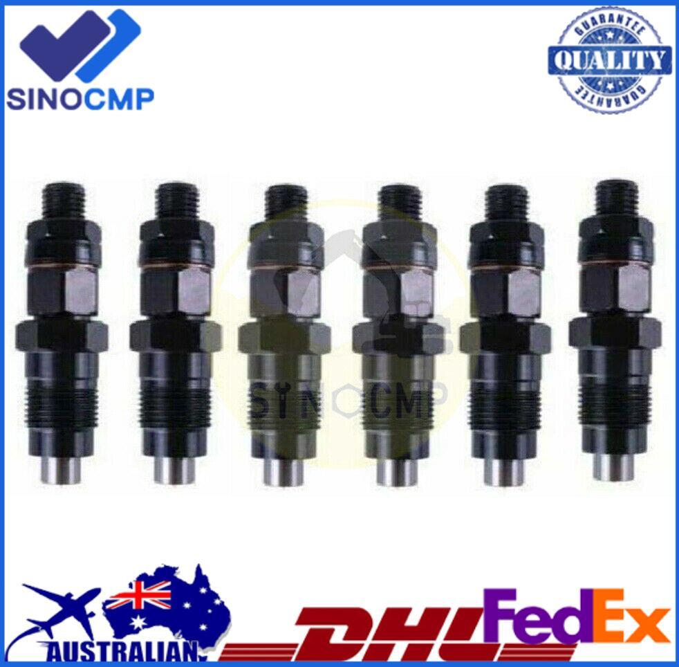 6 x 1HZ Fuel Injectors for Toyota Landcruiser 093500-7330 23600-19105 Engine