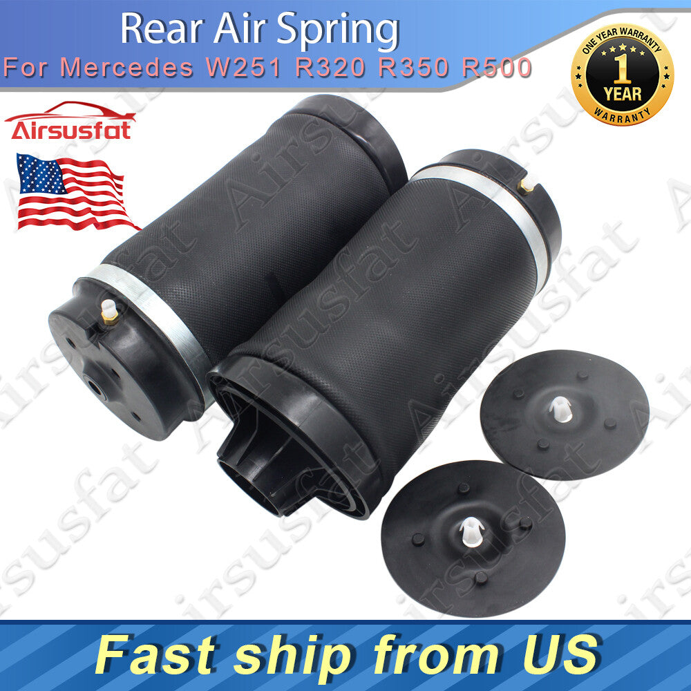 Pair Fit for Mercedes-Benz W251 R320 R350 R500 Rear LR Air Spring Bags 2513200425