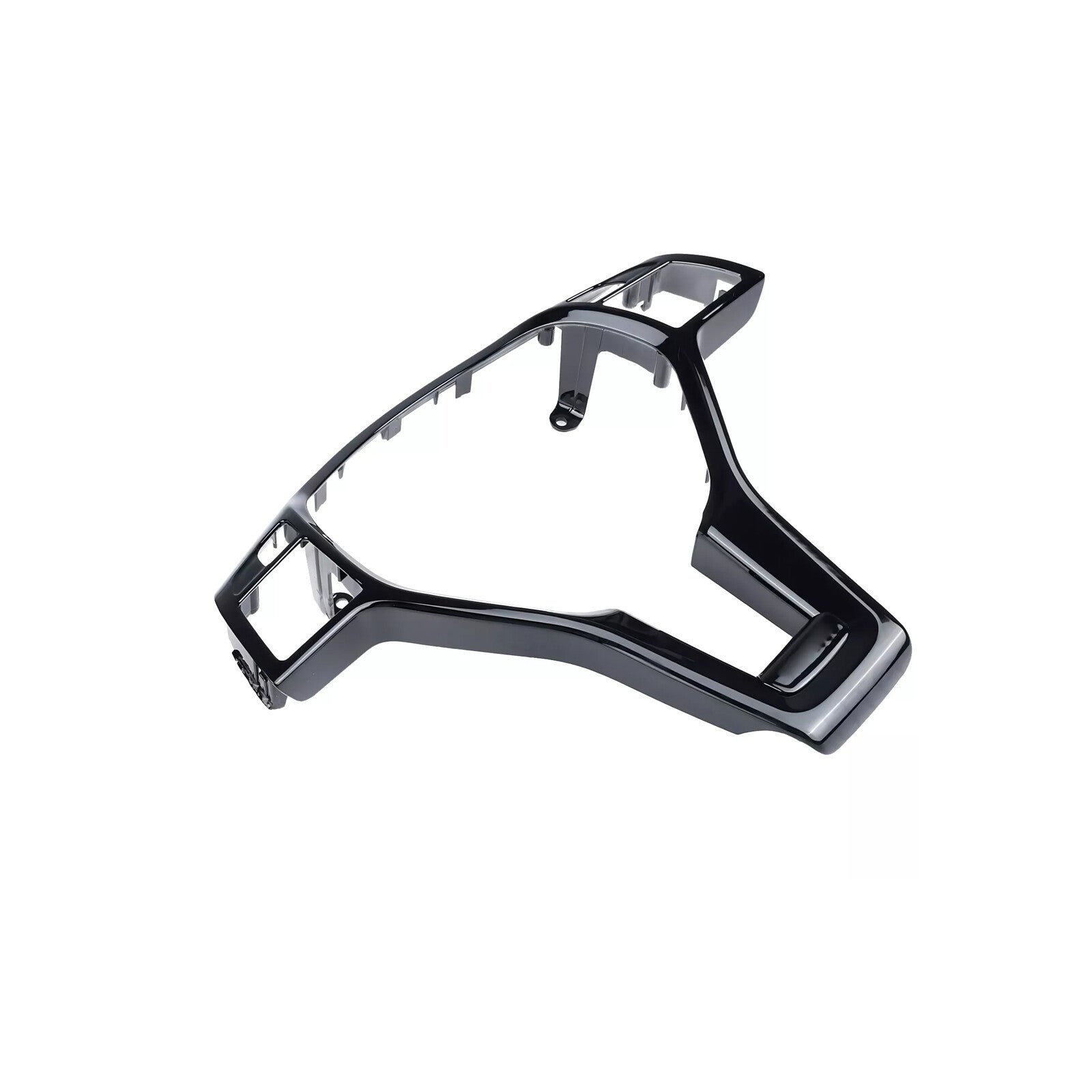 for Mercedes-Benz W204 W212 C E 12-14 Steering Wheel Trim Cover AMG Gloss Black
