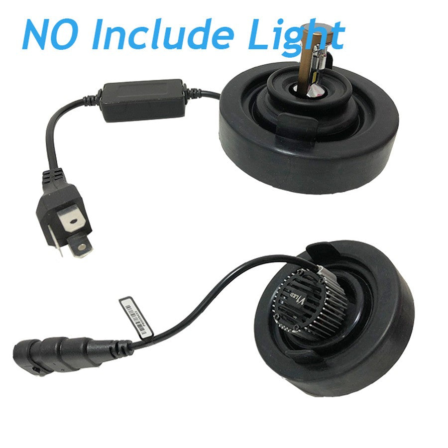 2PCS 80mm Rubber Headlight Housing Extended Dust Cover Rubber Bulb Seal Cap Kit