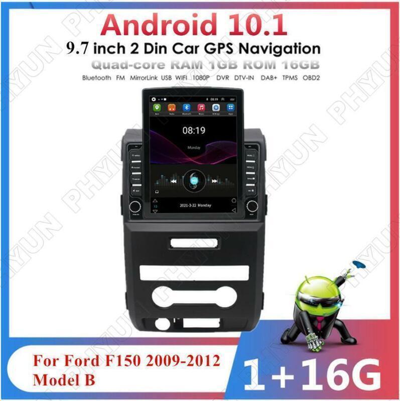 9.7 Vertical Android 10.1 Car GPS Navi W/ Canbus 1+16G for Ford F150 2009-2012
