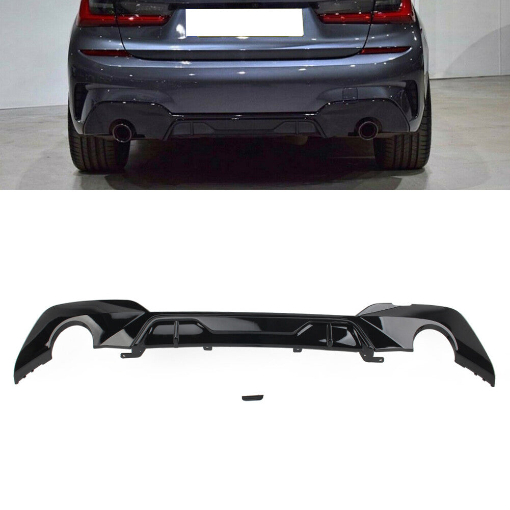 for BMW 3 Series G20 G21 G28 2019+ Rear Bumper Lip Diffuser Lip