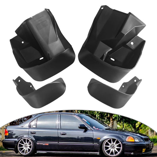 Splash Guards Front Rear Mud Flaps Mudguard Fit for Honda for Civic EK Coupe Sedan 96-98